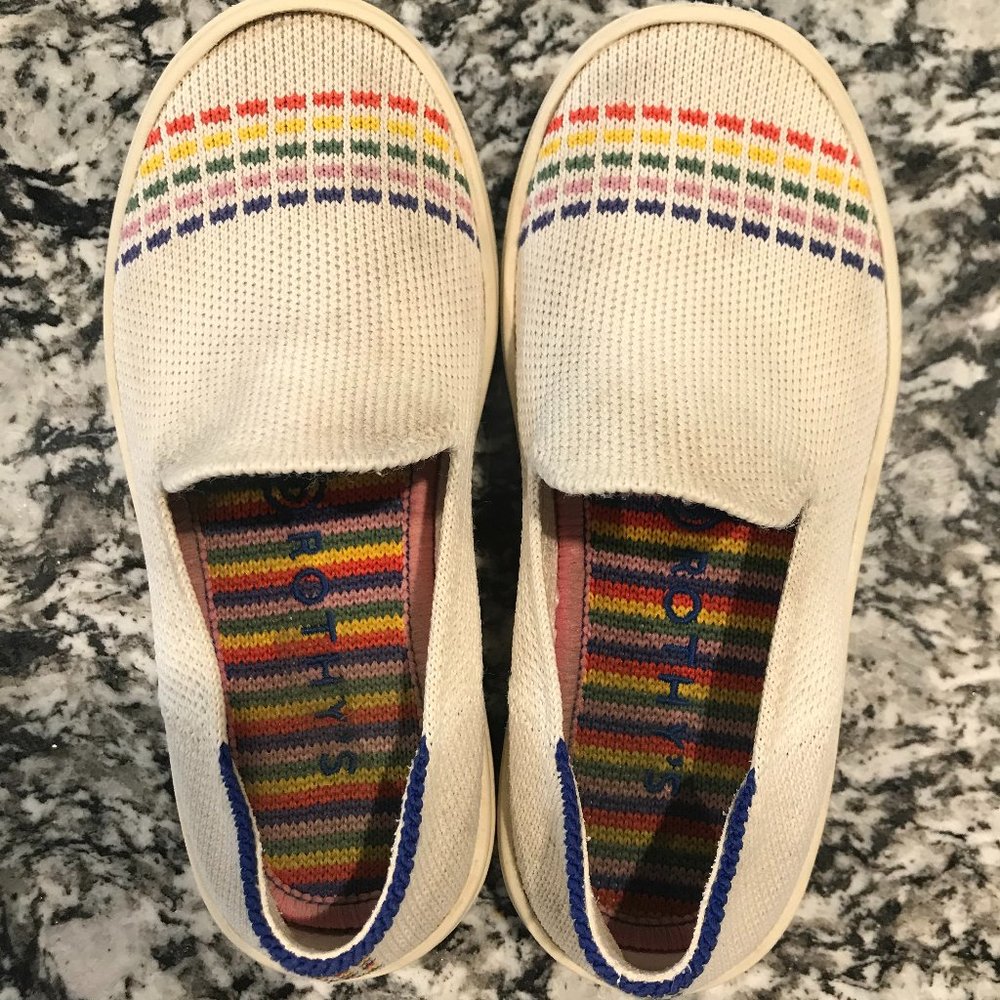 White Rainbow Rothy's